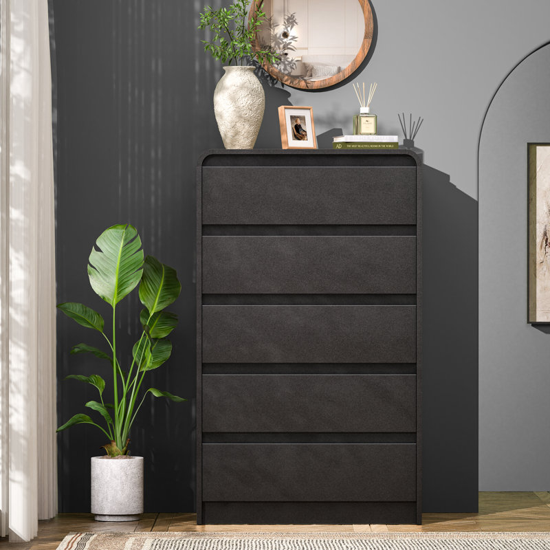 Commode d'appoint Taperwood, Black