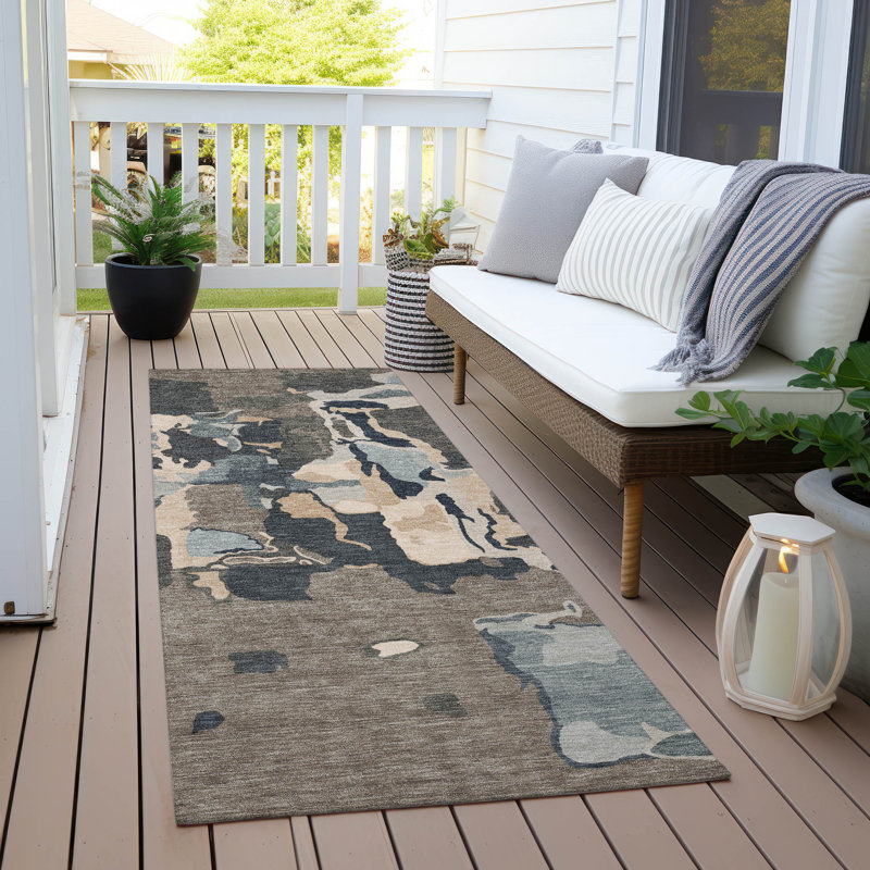  Machine Washable Indoor/Outdoor Chayden ACN1028 Rug, Runner 2'3" x 7'6"