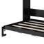 Grand lit escamotable avec armoires de rangement-1869629254