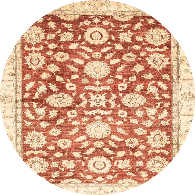 6 - Tapis abstrait 3341, Rond 8 pi