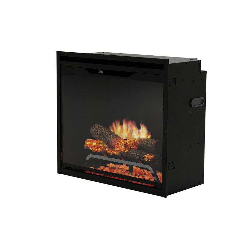 Dimplex 24" Revillusion Built-In Electric Firebox Black Background, 24" W, Black