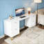Bureau de direction pour salon, bureau de bureau, bureau d'ordinateur en bois, bureau de direction pratique pour bureau à domicile