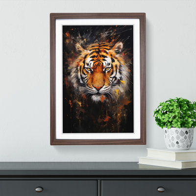 Tiger Abstract No.2 - Framed Print