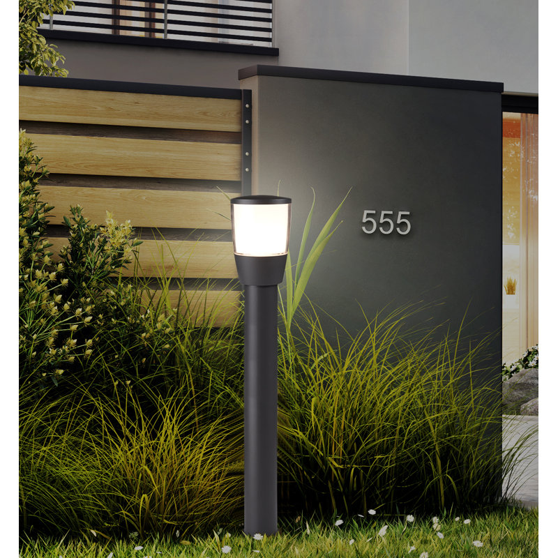 Aniyah Transparent Lamp Post (Full), 90cm H x 11.2cm W x 11.2cm D