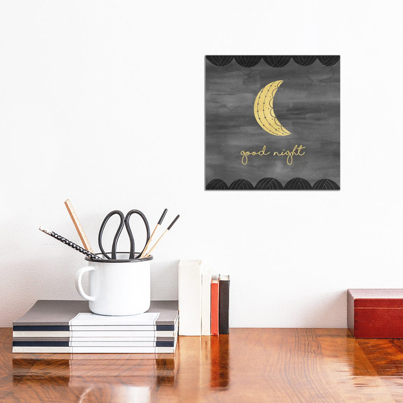 Good Night Sleep Tight I by Noonday Design - Wrapped Canvas Print, 30.48 cm H x 30.48 cm W