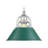 Orwell 1-Light Wall Sconce in Aged Brass with Pine Green-943280254