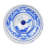  Chinese Blue and White 11" High Porcelain Jar with Canton Landscape Painting and Lid