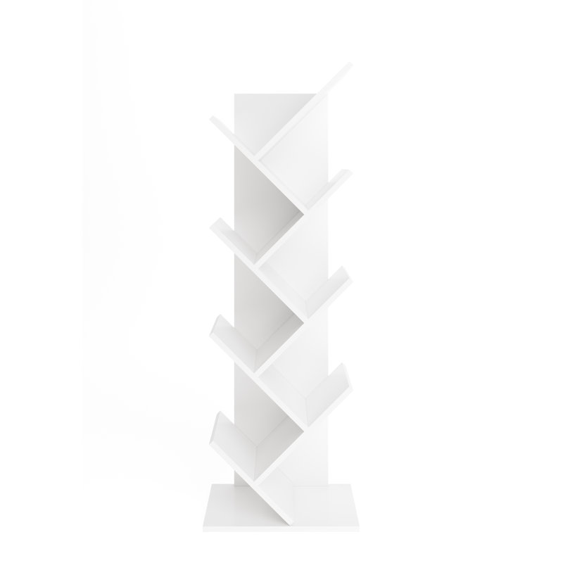 Kuttner 125.3cm H x 41.6cm W Etagere Bookcase, White
