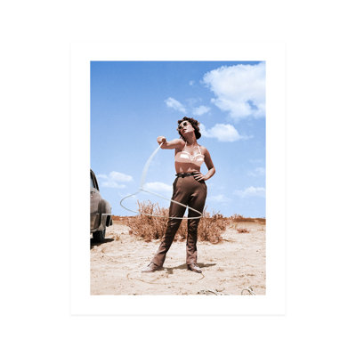 Elizabeth Taylor With Lasso