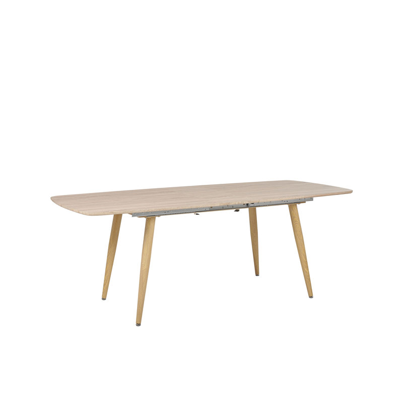 Aquin Extendable Metal Base Dining Table