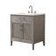 Meuble-lavabo simple 30 po avec dessus Sebastiano-111376086