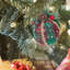 8cm Fabric Trees & Wreaths Bauble