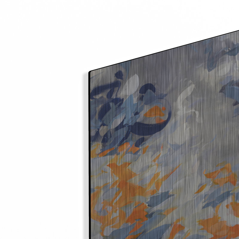 Wrought Studio ™ «Expands Quêtes» par Cameron Schmitz, art mural en métal,, H 16 po x l 12 po