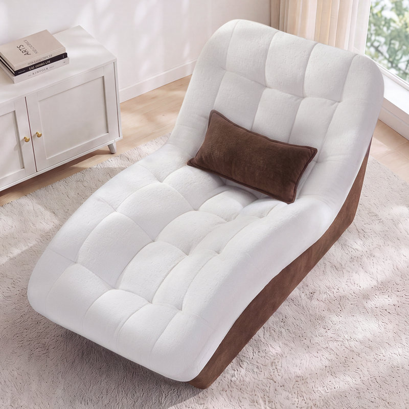 Canapé-lit surdimensionné de 67 po avec méridienne à compression, canapé-lit confortable avec revêtement en chenille et siège profond pour le salon ou l’appartement, sans assemblage