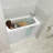 Ella Lounger 27"x60" Acrylic Air and Hydro Massage Walk-In Bathtub with Right Outward Swing Door, 2 Piece Fast Fill Faucet, 2" Dual Drain, Digital Controller