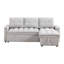 Canapé inclinable de 78,75 po, canapé-lit escamotable avec ports de chargement USB et Tape-C, canapé modulaire en forme de L avec rangement inclinable et rangement avec accoudoirs, canapé de salon confortable-642913330