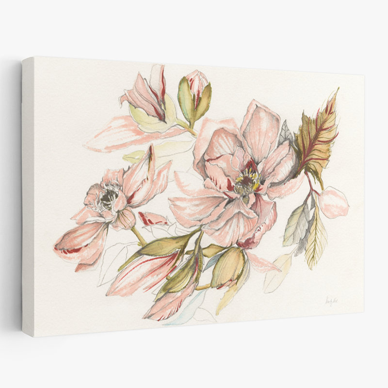 Blooms Blossoms - Magnolia Morning, H 32 po x l 48 po