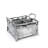 Grape Metal Square Flatware Caddy