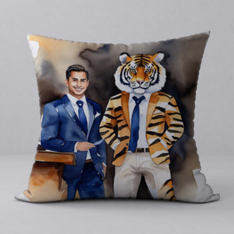 Reversible Throw Pillow