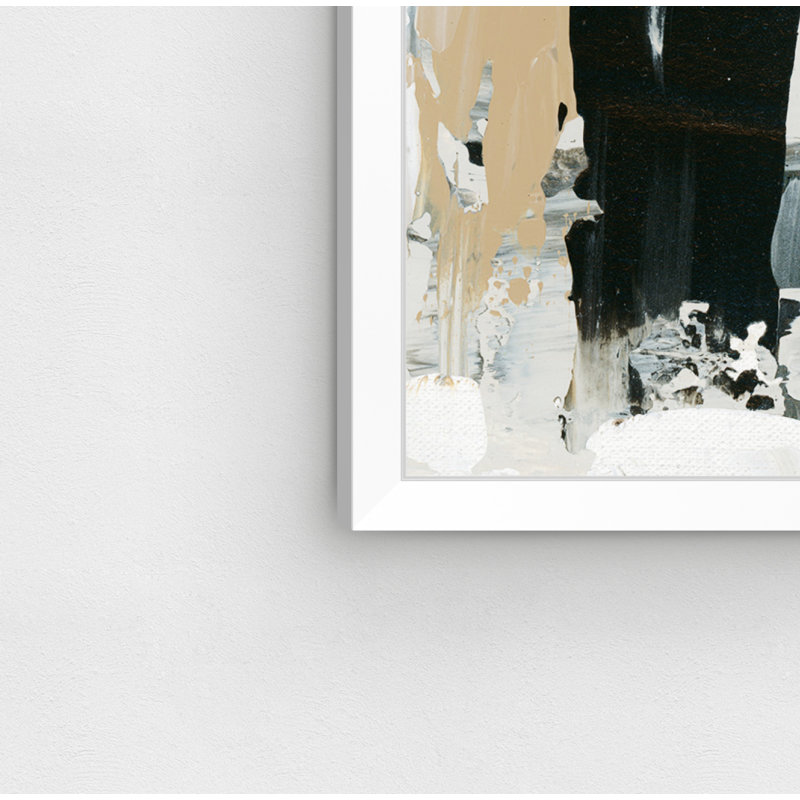 «Warm Greys», reproduction d'art, H 47 po x l 32 po x P 1,2 po, Papier encadré blanc