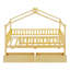 Lit simple en bois avec deux tiroirs-539235731
