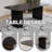 Rectangle Double Pedestal Dining Set with Cream Style Dining Table-1538552587-1538552584-1538552583
