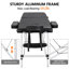 Table de massage portable avec pieds en alliage d'aluminium