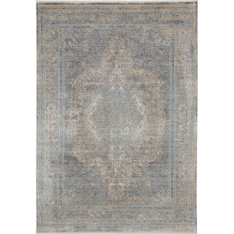 Tapis ivoire Iraida, Rectangle 5 pi 3 po x 7 pi 3 po