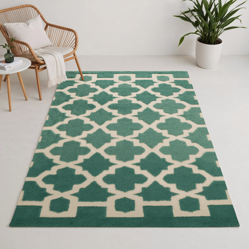 Tapis vert intérieur et extérieur Trellis, Rectangle 9 pi x 12 pi