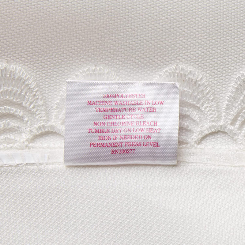 Cambria Tablecloth, 120" L x 70" W, Ivory