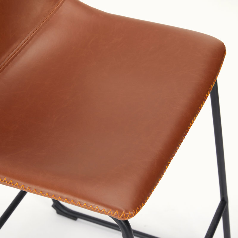 Tabouret Gillyan, Brun, Tabouret de comptoir (hauteur du siège 25,9 po)