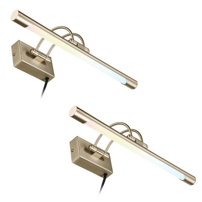 Lampe DEL à DEL, lampes entièrement en métal à intensité variable, CRI90, sélectionnable 2700K / 3000K / 4000K