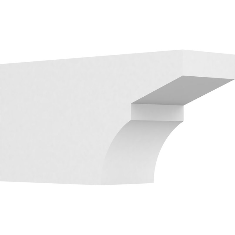 5"W x 8"H x 16"L Standard Monterey Architectural Grade PVC Rafter Tail, 8"H x 5"W x 16"D