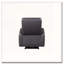 Fauteuil inclinable électrique en cuir fleur