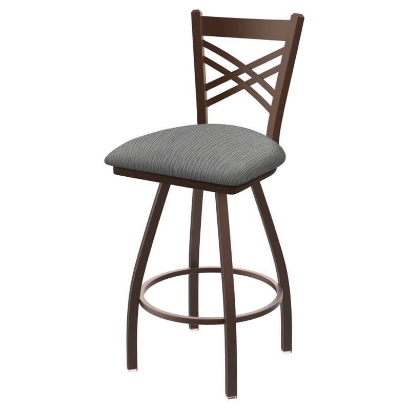 XL 820 Catalina Stool, Bronze, Fabric-Graph Alpine, Counter Stool (25” Seat Height)