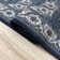 Antiq Blue Medallion Design Anti-Slip Carpet Runner