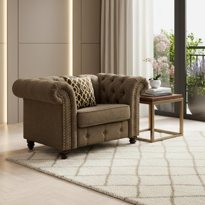 Fauteuil Chesterfield Gracie Mills