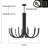 Weekes 12 - Light Steel Dimmable Classic / Traditional Chandelier-691366739