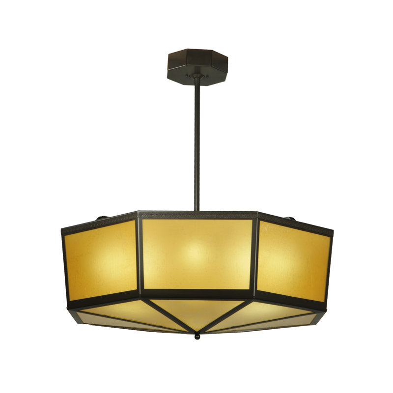 Plafonnier semi-encastré 4 lumières 36 po Eltham