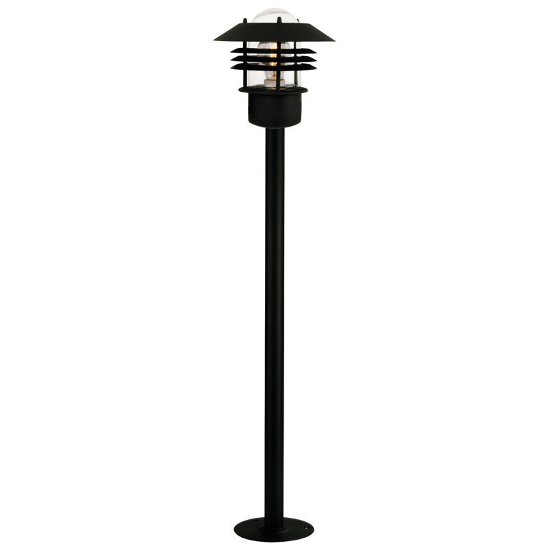 Vejers Steel Pathway Light, 92 cm / Galvanized Steel / Black