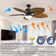 Rifky 52'' Ceiling Fan with LED Lights