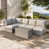 Beige Cushion/Grey Mix Frame