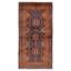 Teimani Black, Brown Rug 3'7" x 7'0"