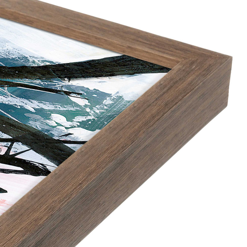 «Graffiti Abstract III» par Yvette St. Amant, reproduction d'art sur toile, Brun, H 16 po x l 12 po