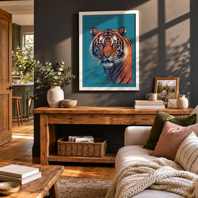 Tiger's Gaze Modern - Print