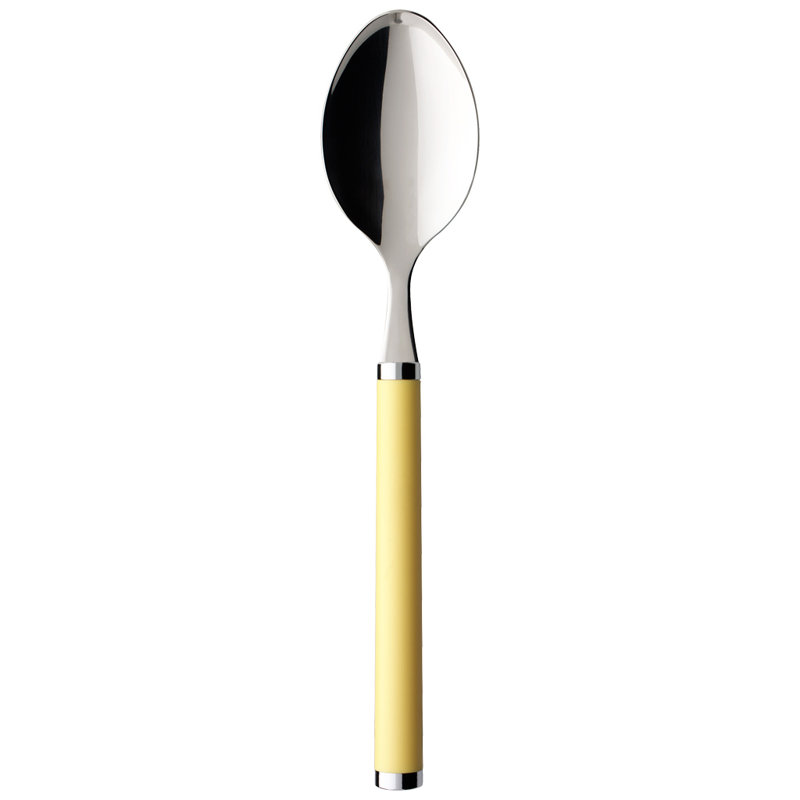 Play! 24 Piece 18/10 Stainless Steel Cutlery Set, Service for 6, Yellow