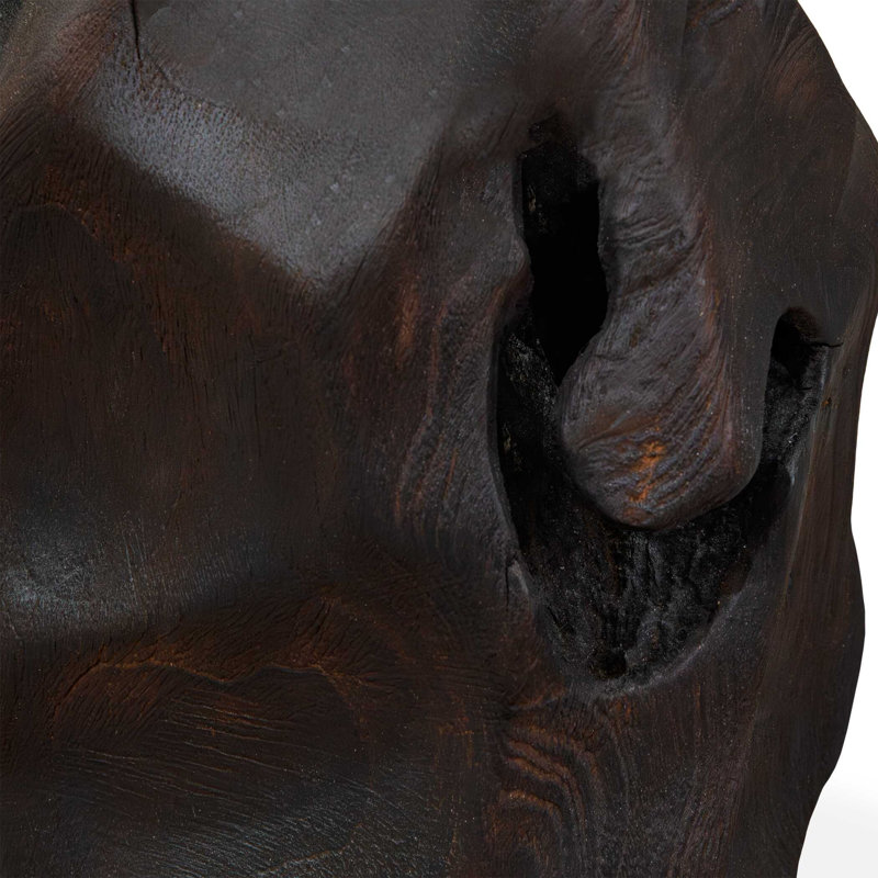 Ember Root Teak Sculpture, Set/2