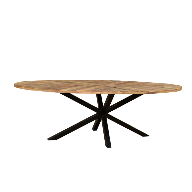 Oval, H76 x L240 x W100cm