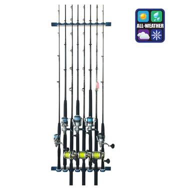 All Weather 3 in 1, Modular 8 Rod Rack Arlmont & Co.