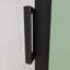 Porte de douche pliante semi-sans cadre et pivotante 32 po X P 72 po H, verre trempé 1/4 po (6 mm), panneau pliable pour salle de bain, installation réversible, noir mat